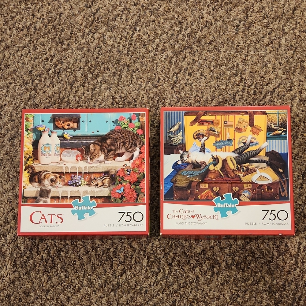 750 Piece Jigsaw Cat Puzzles
